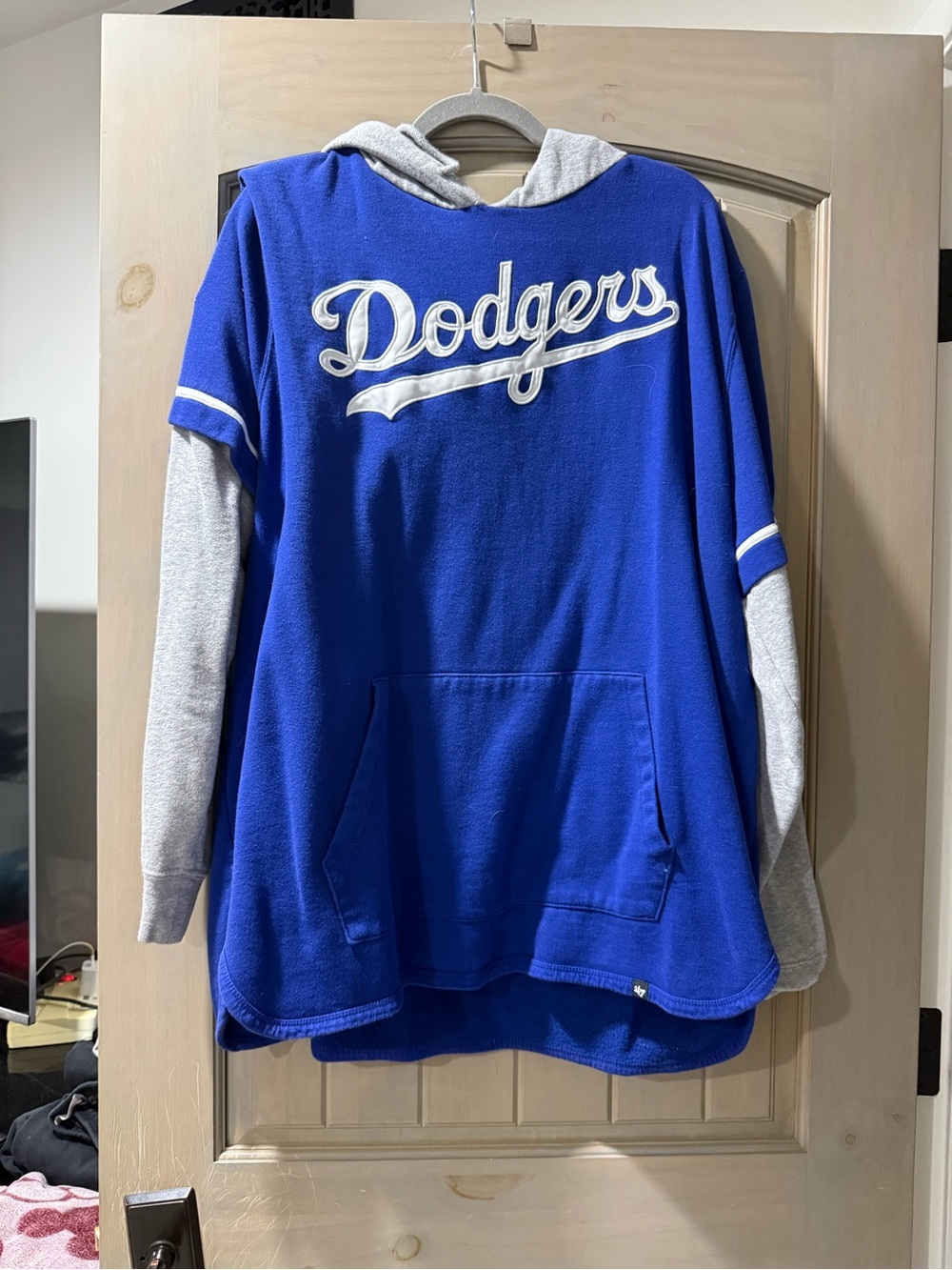 Blue & Gray DodgersPullover Hoodie